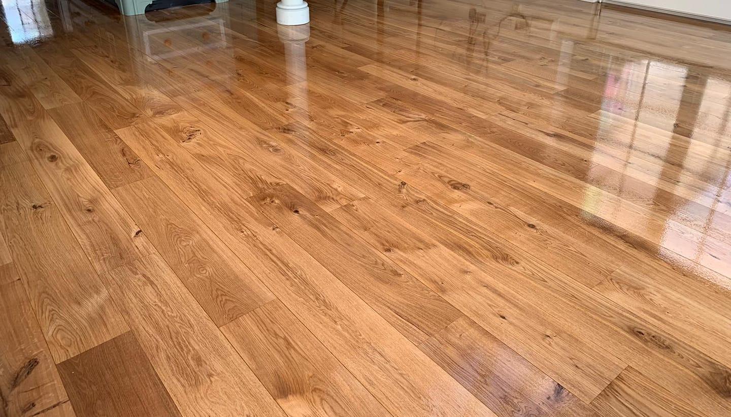 Commercial floor restored after